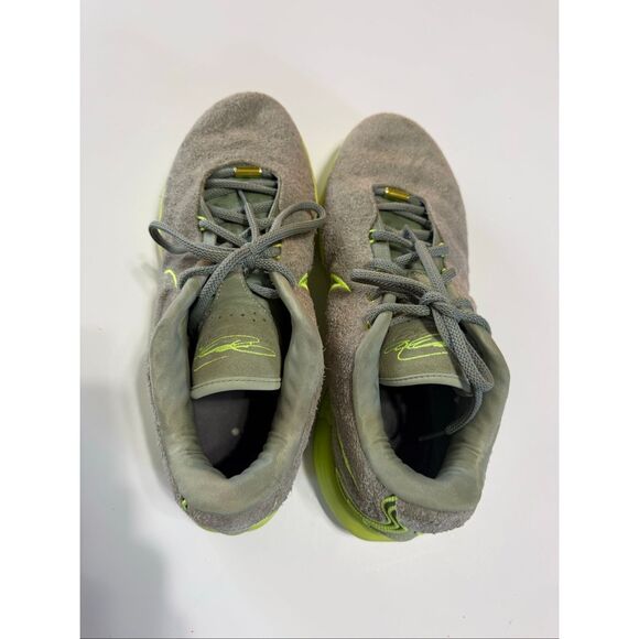 Nike LeBron 21 Algae Sneaker Athletic Shoes Green Suede Volt Yellow Men\'s Sz 15 main image 13